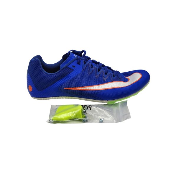 Nike Zoom Rival Sprinter Track Spikes Racer Blue‎ Lime DC8753 401 Mens Size 12 - Picture 1 of 9